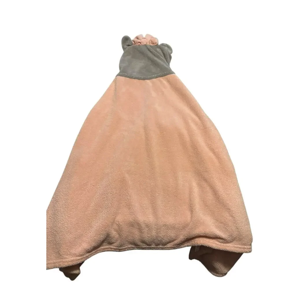 Pink Mouse Hooded Towel One Size